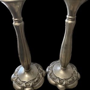 Vintage Royal Gallery Silver Plate Taper Candleholders